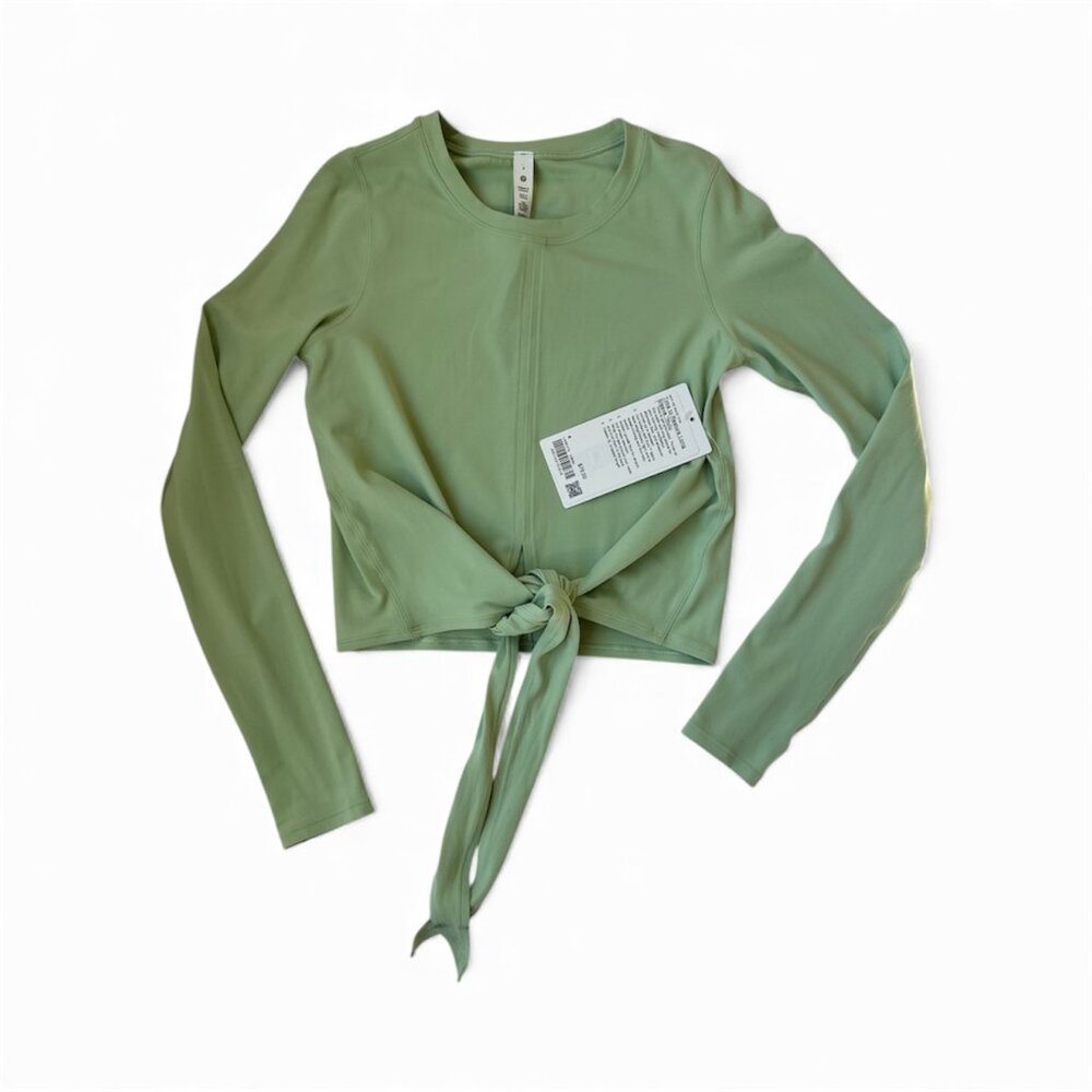 Lululemon Time to Restore Long Sleeve Nulu | Lime Green | Size 4 | NWT (Flaw)